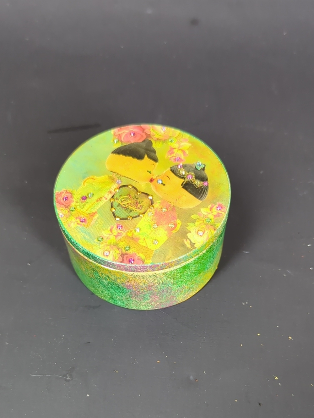 Michel Negrin Jeweled Trinket Box